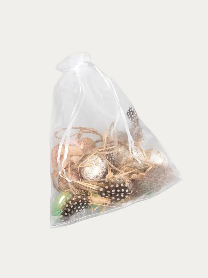Zestaw zawieszek SPRINKLE jajka kolorowe 12 szt.