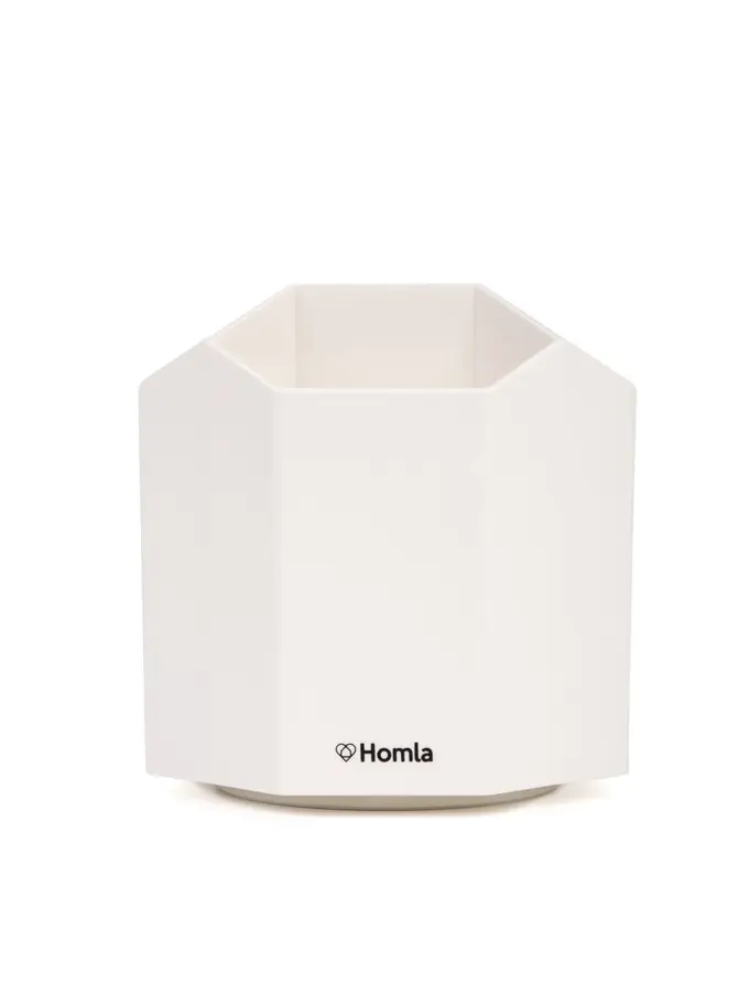 Organizer ROLLY na biurko biały 13x13cm