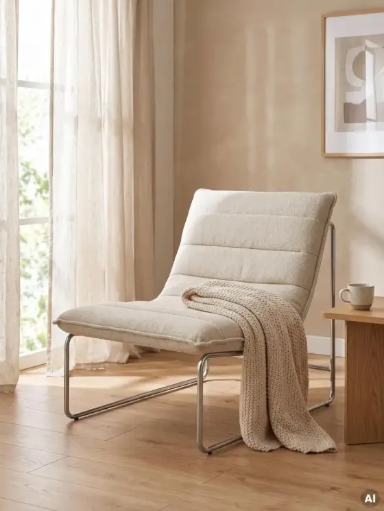 Fotel ARMONTE szary 66x83x78 cm