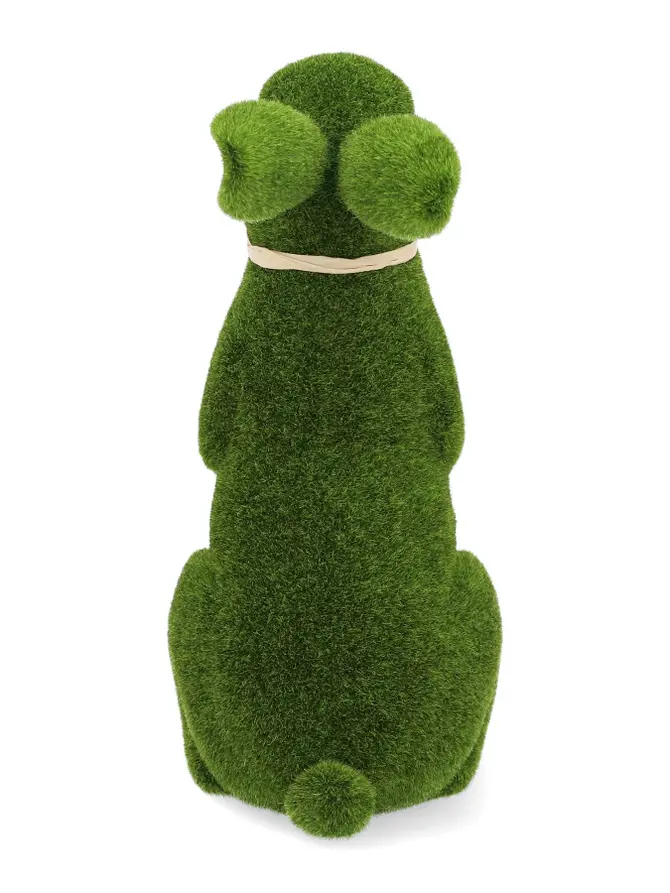 Figurka POLY zając stojący zielony 11x25 cm