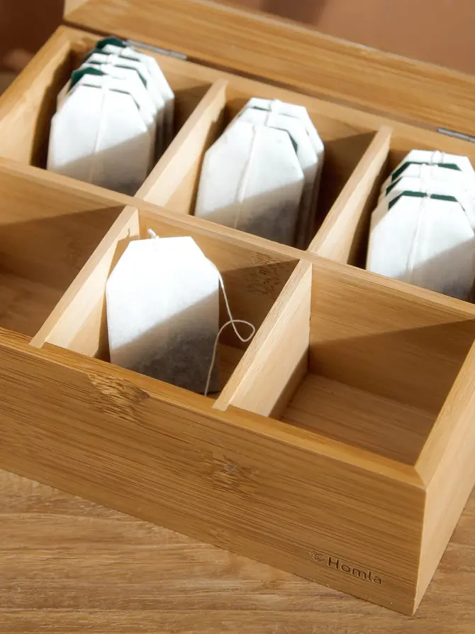 Organizer BAMBOU zamykany bambusowy 21x16 cm