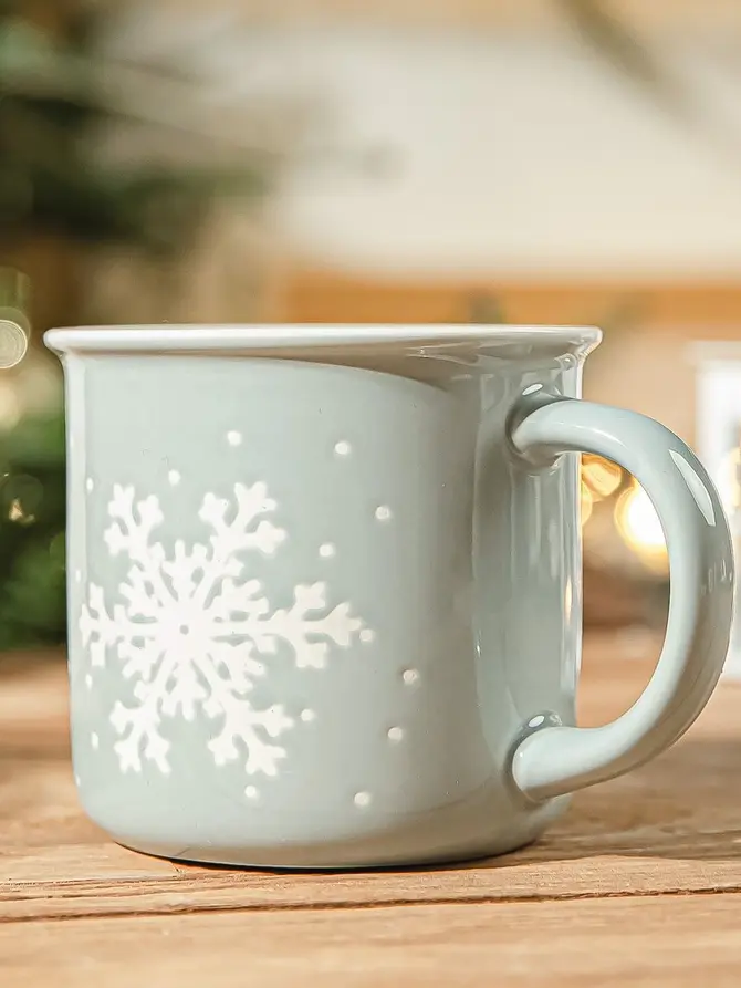 Kubek TRINKIE scandi ze śnieżynką 0,36 l