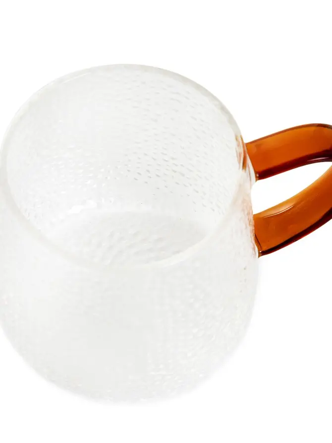 Szklanka AMBER młotkowane szkło 0,35 l