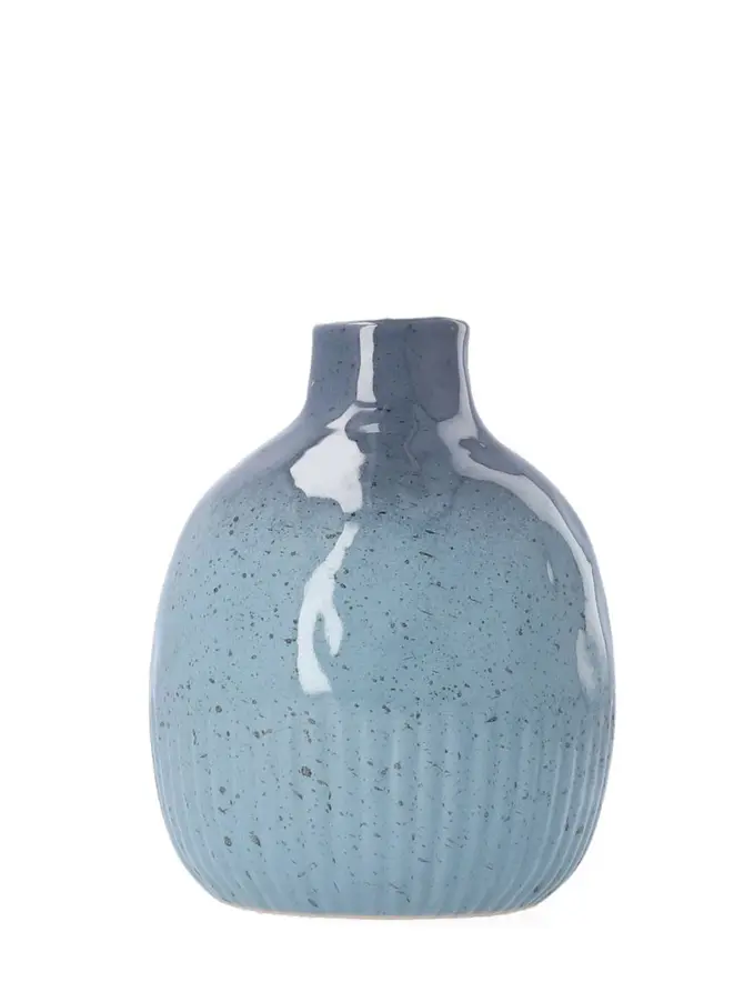 Wazon WAVE ceramiczny granatowy 10x13 cm