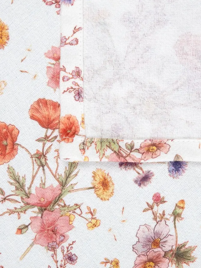 Fartuch kuchenny MEADOW FLOWERS w kwiatki 60x80 cm