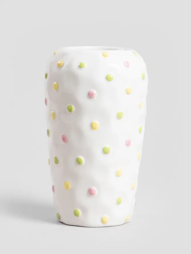 Wazon DOT z kropkami 12x20 cm