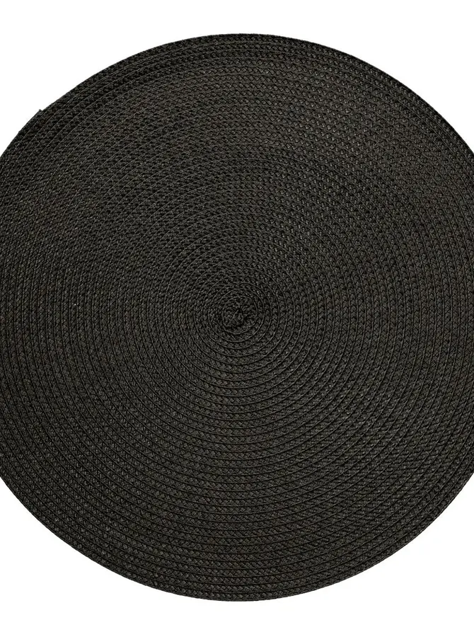 Podkładka do jadalni PINTO czarna 38 cm