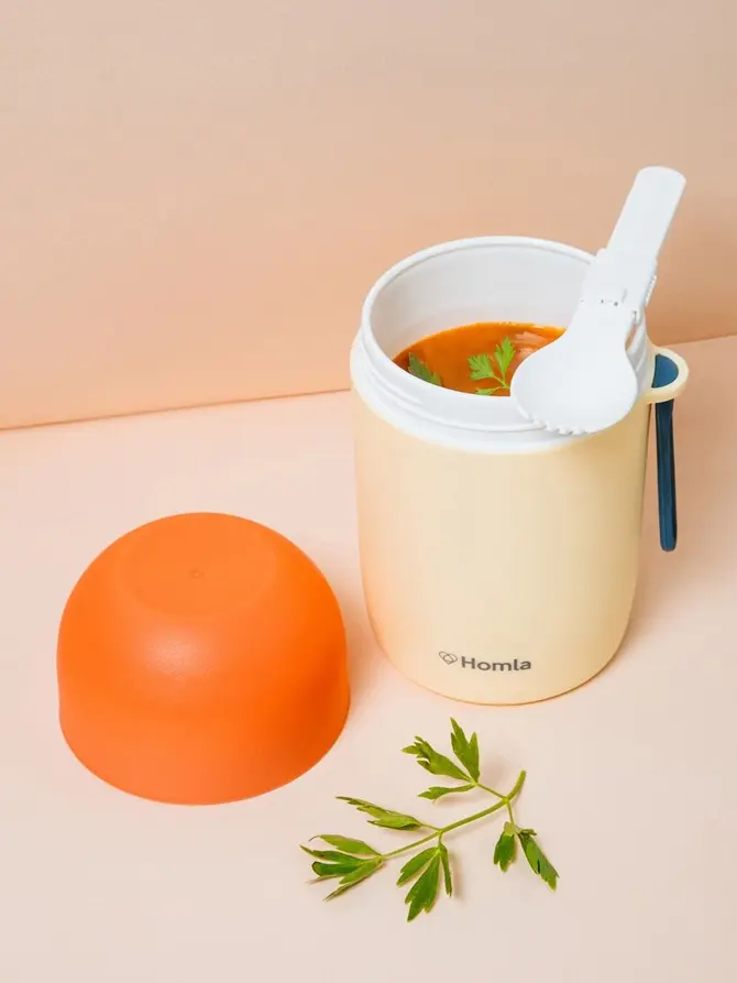 Lunchbox MAFALDA kolorowy okrągły 580 ml