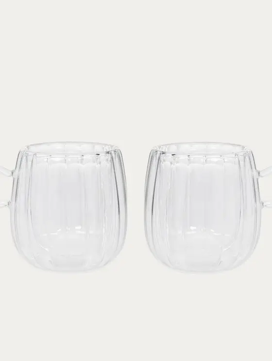 Zestaw szklanek CEMBRA GROOVE z podwójną ścianką, 2 szt. 0,25 l
