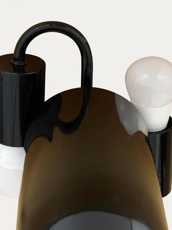 Lampa JODY bursztynowa 33x37 cm