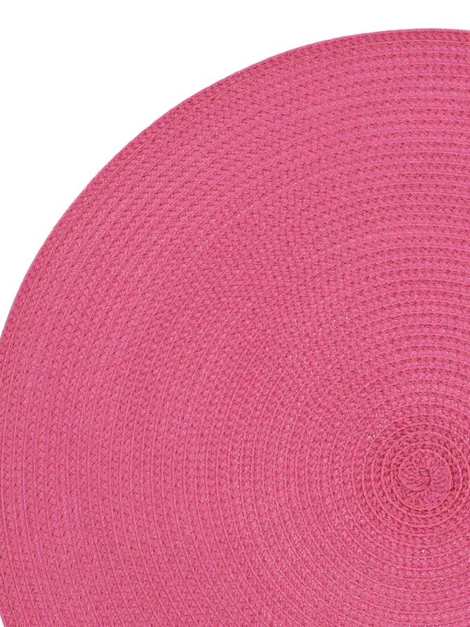 Podkładka do jadalni okrągła fuksjowa PINTO 38 cm SS21 989555