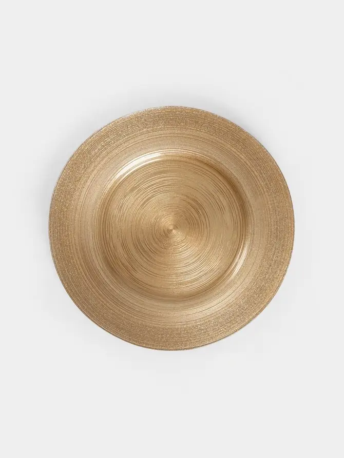 Półmisek BLITS złoty okrągły 32 cm