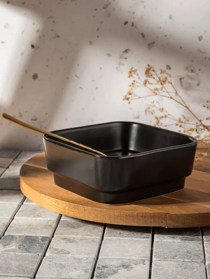 Miska TOSAL czarna 14 cm