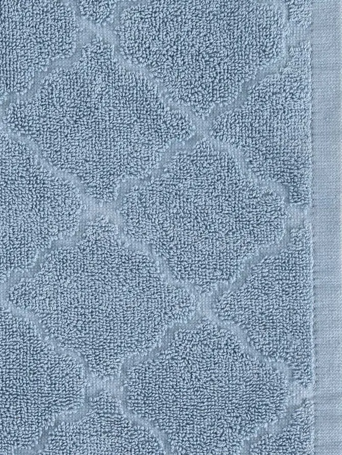 Ręcznik SAMINE Niebieski z marokańską koniczyną 70x130 cm
