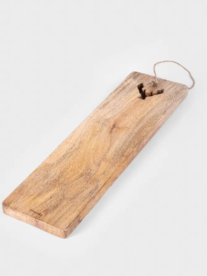 Deska XMAS MANGO dekoracyjna z reniferem 46x11 cm