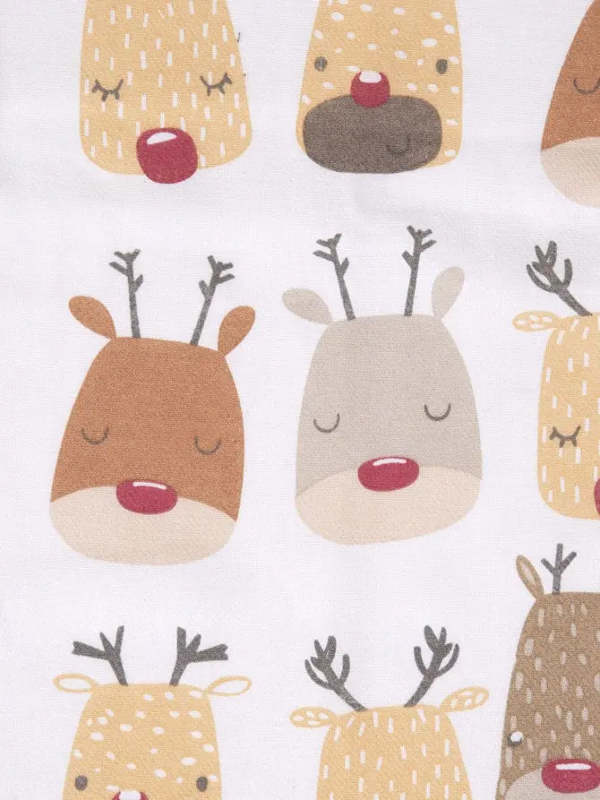 Zestaw ścierek kuchennych REINDEER z nadrukiem w renifery 2*45x65 cm