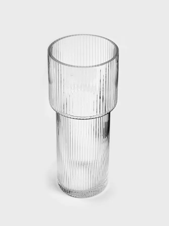 Wazon LIMPID szklany transparentny 24 cm