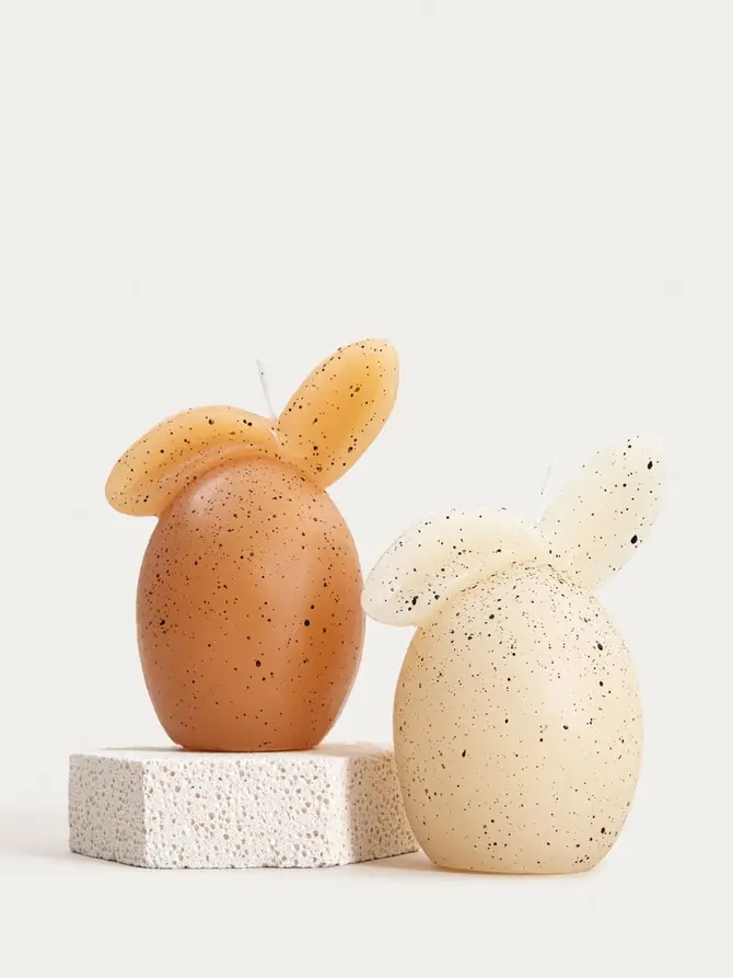 Świeca dekoracyjna RABBIT brązowy królik 247 g