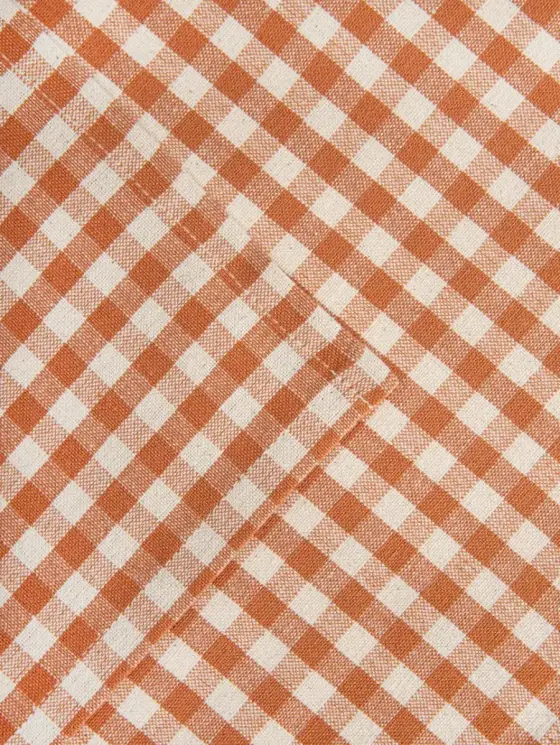 Serwetki MARAVILLA bawełniane w karmelową kratkę, zestaw 2 szt. 2*40x40cm