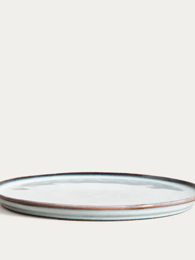 Talerz VELLORA deserowy błękitny 21 cm