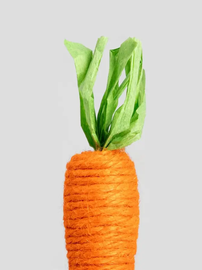Zawieszka CARROT wielkanocne marchewki 6 szt 2,5x12 cm