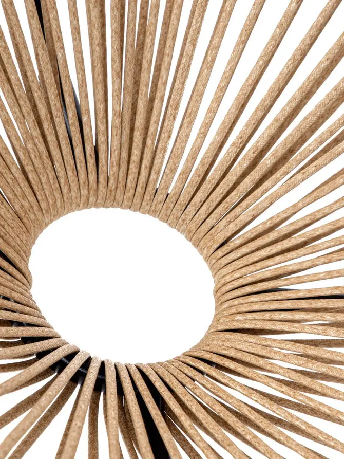 Fotel ACAPULCO FLAT z płaskiej linki technorratan naturalny 71x71x80 cm