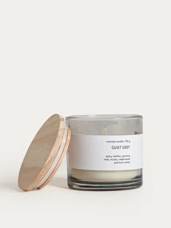 Świeca zapachowa ESSENTIAL Quiet Grey 90 g