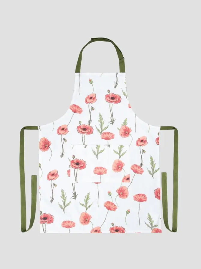 Fartuch kuchenny MEADOW FLOWERS w maki 60x80 cm