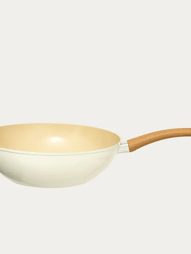 Wok HARMONY beżowy 28x10,6 cm
