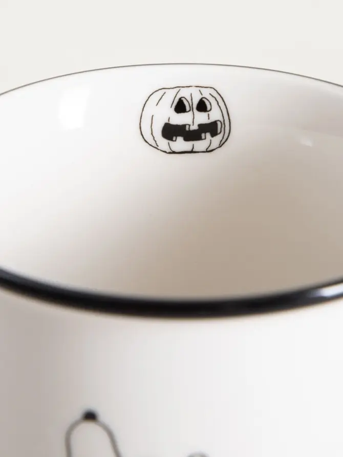 Kubek SNOOPY z dynią biały 0,35 l