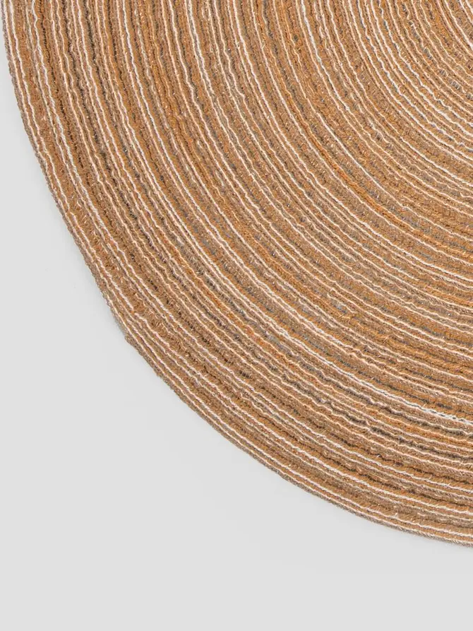 Podkładka do jadalni TANGA okrągła beżowa 38 cm