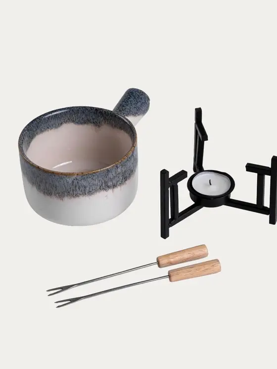 Zestaw do fondue LAMBI z podgrzewaczem 500 ml