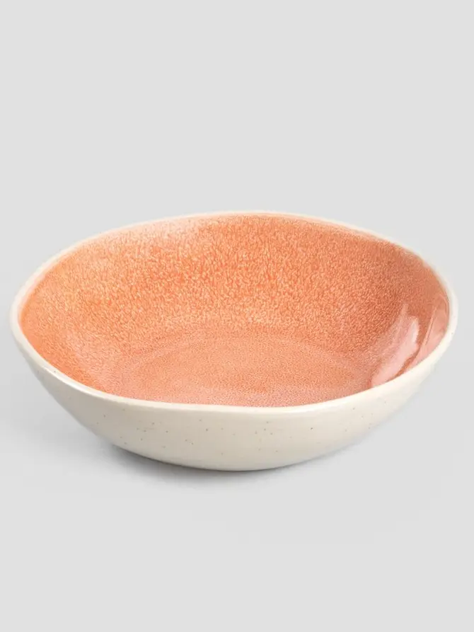 Talerz SEDANO głęboki koralowy 18 cm