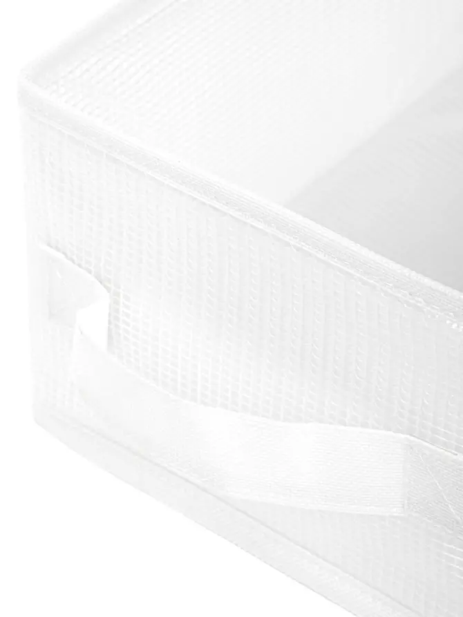 Organizer do szafy DELANEY bez przegródek biały 36x17x12 cm