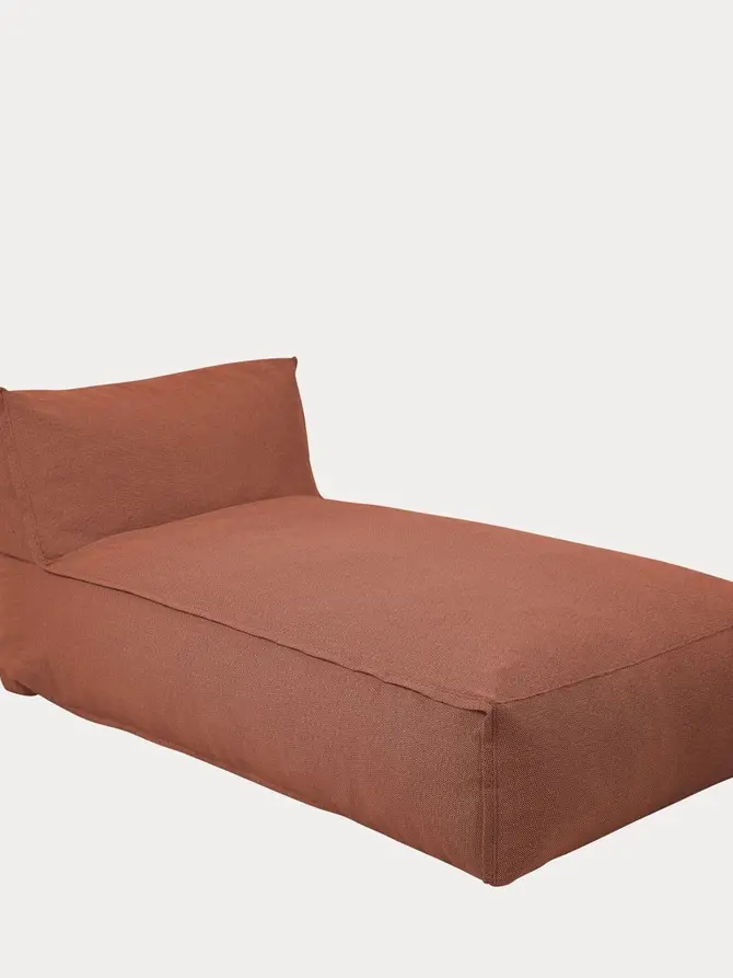 Leżanka BAGSY ceglasta 95x175x80 cm
