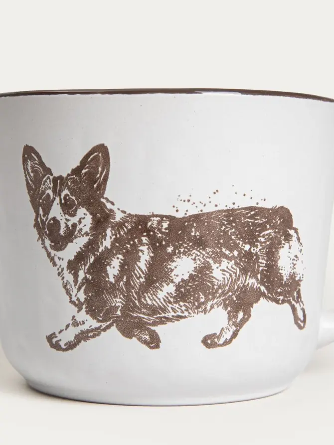 Kubek BONTI z corgi 0,4 l