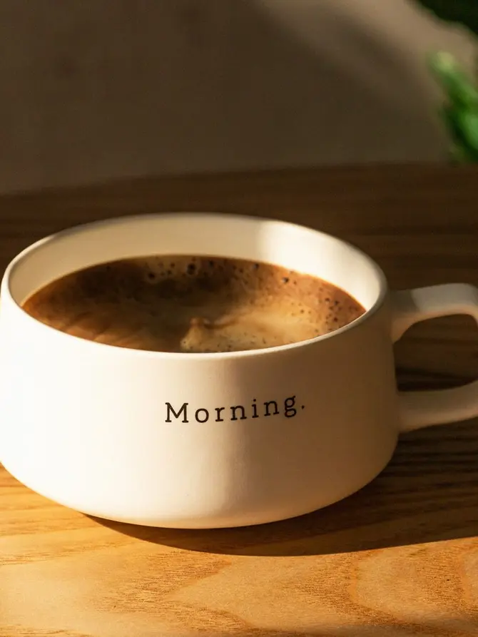 Kubek VAMOS porcelanowy morning biały 0,3 l