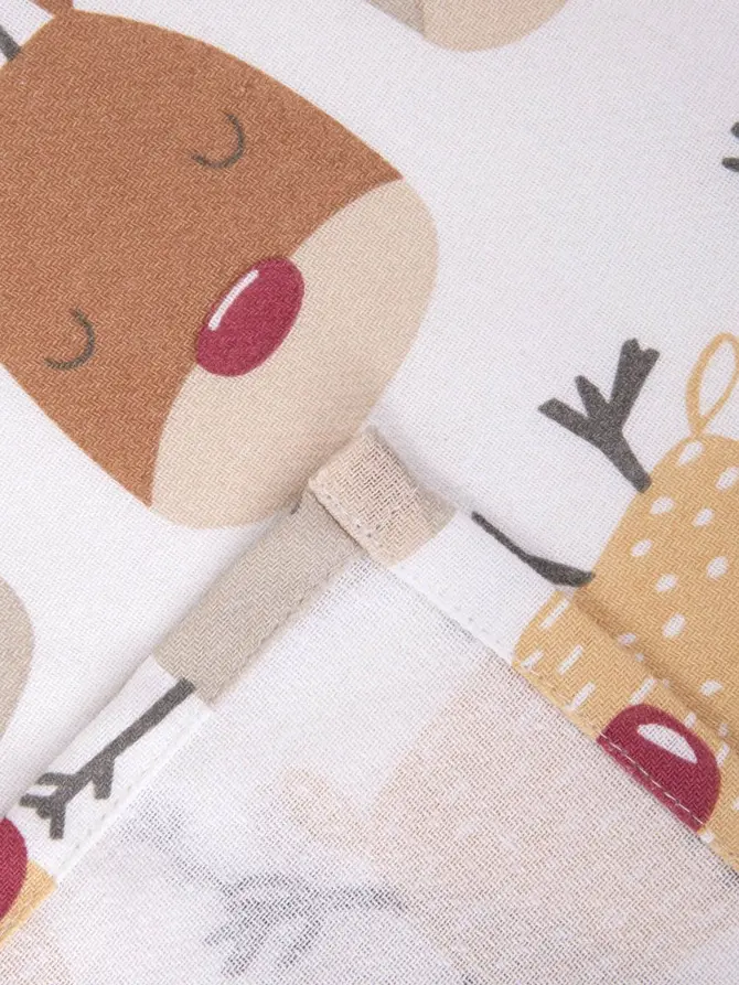 Zestaw ścierek kuchennych REINDEER z nadrukiem w renifery 2*45x65 cm