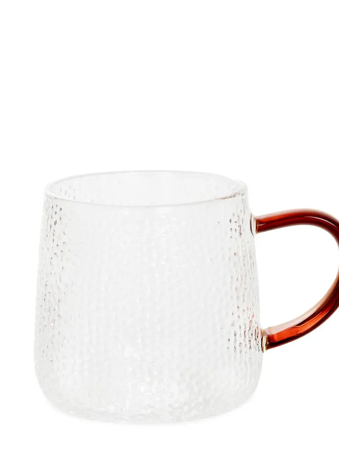 Szklanka AMBER młotkowane szkło 0,35 l