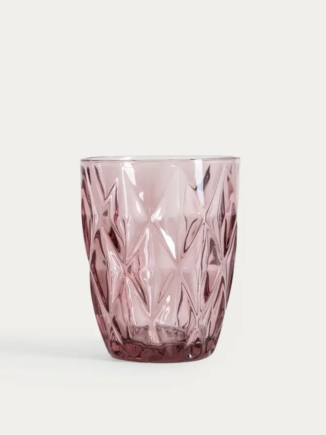 Zestaw szklanek LUNO różowych 4 szt. 280ml