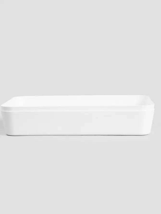 Zestaw pudełek LURDES plastikowych 2 el. 26,5x18,5x4,5cm