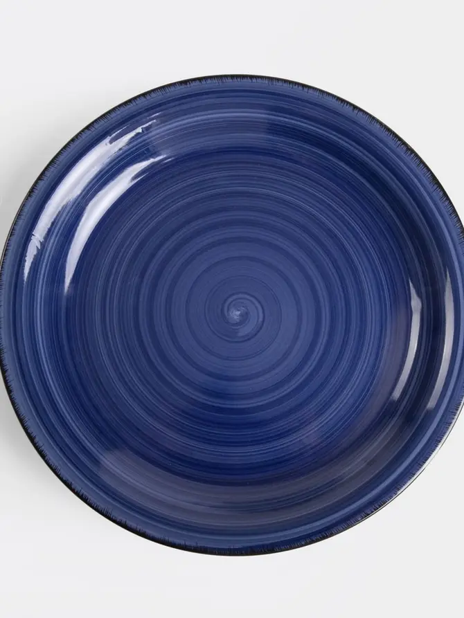 Zestaw talerzy OBLAN obiadowych granatowych, 4 szt. 27 cm