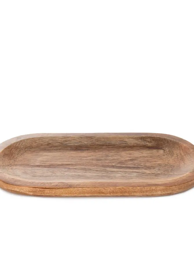 Taca dekoracyjna ACACIA z drewna akacjowego 25x12x2 cm