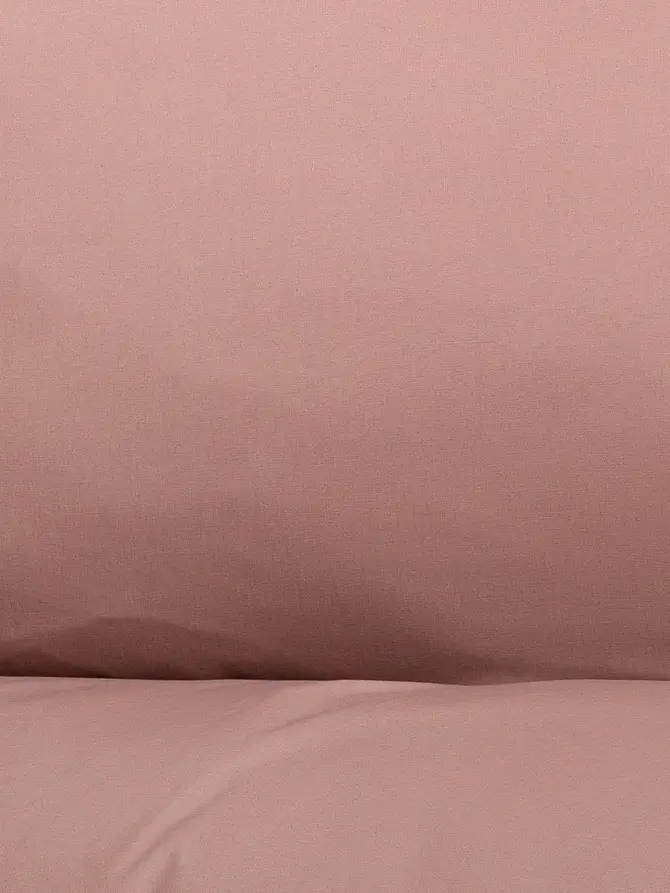 Pościel VELISE bawełniana brudny róż 160x200 cm