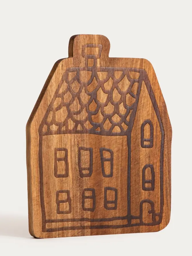 Deska do serwowania SILJAN w kształcie domku 25x19,5cm