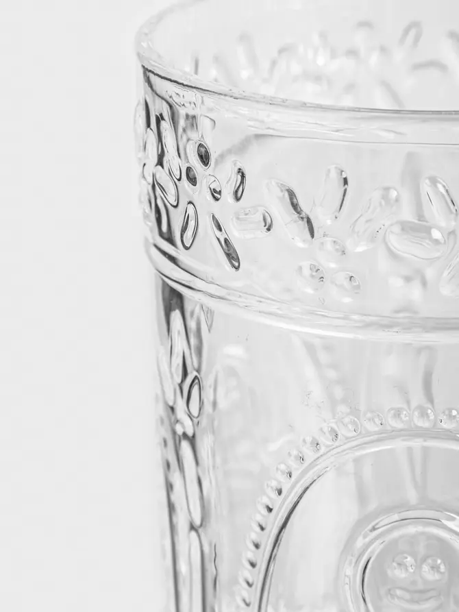 Szklanka TINGO transparentna ze wzorem 0,4 l