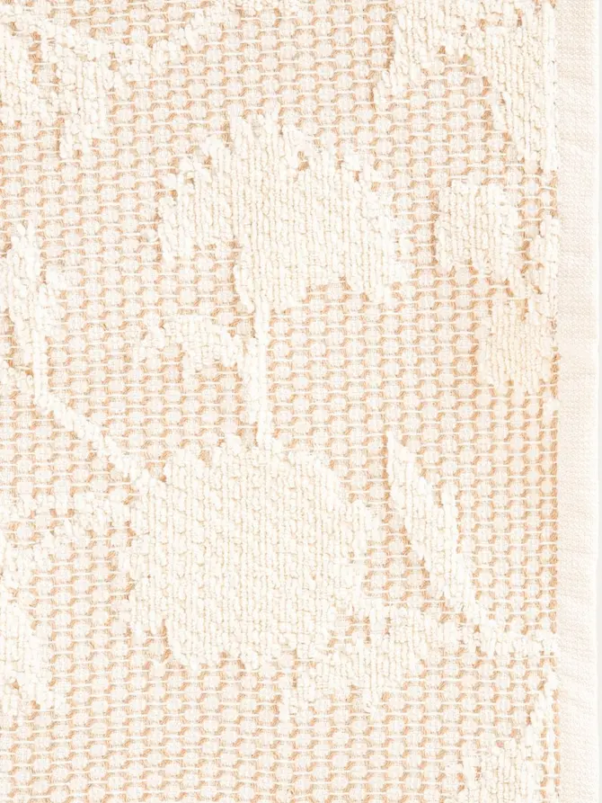Ręcznik MIRRI Beżowy w kwiaty 50x90 cm