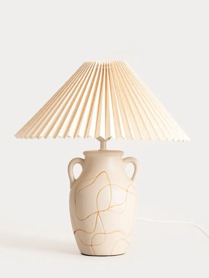 Lampa stołowa TETO ceramiczna 35,5x35,5x38 cm