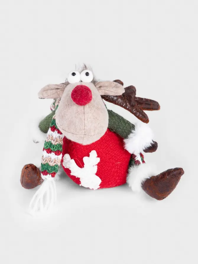 Skrzat RENNIE renifer siedzący 23 cm