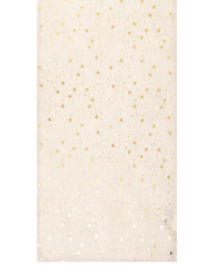 Bieżnik STARSE w gwiazdki naturalny 40x160 cm